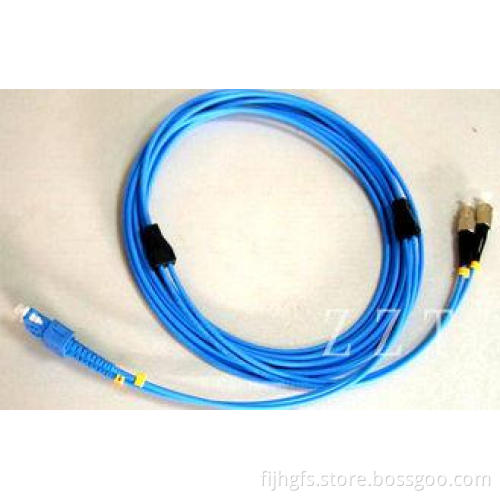 0.9mm High Tensile Fc To Sc Fiber Patch Cord Armored For Mi